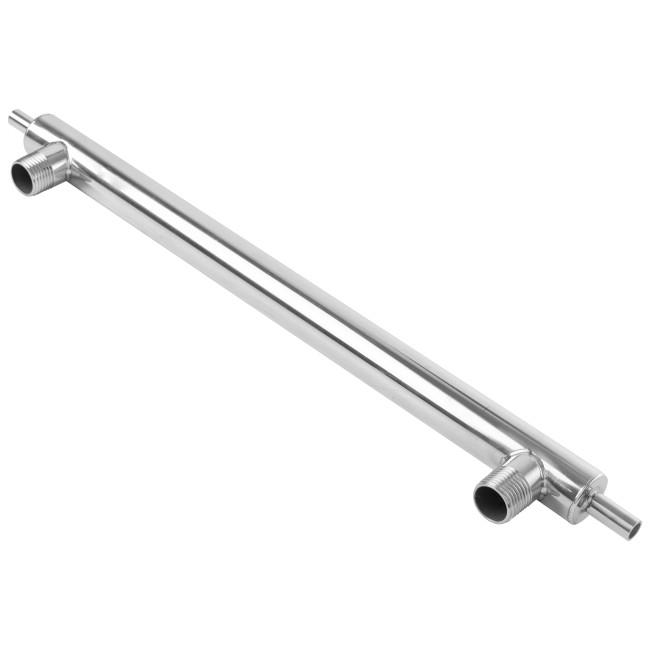 Малый прямоточный холодильник (трубка 10 мм) НР 1/2" Малый прямоточный холодильник (трубка 10 мм) НР 1/2"