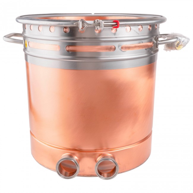 Куб ХД-50/ун maxima (D400) медный с индукционным дном 2 Clamp 2.0" под ТЭН без слива