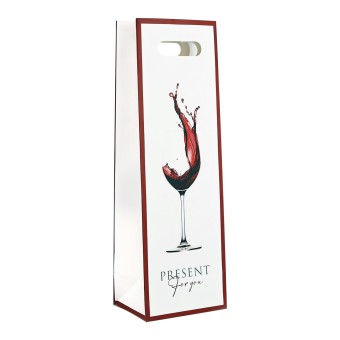 Пакет под бутылку подарочный "Бокал" Пакет под бутылку подарочный "Бокал"