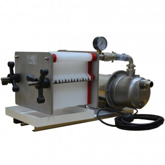 Пресс-фильтр F14-I-PE нержавеющий с нержавеющим насосом Пресс-фильтр F14-I-PE нержавеющий с нержавеющим насосом