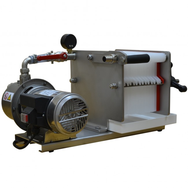 Пресс-фильтр F14-I-PE нержавеющий с нержавеющим насосом