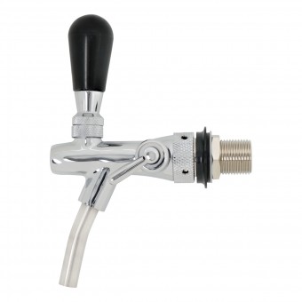 Пивной кран с компенсатором хром Пивной кран с компенсатором хром