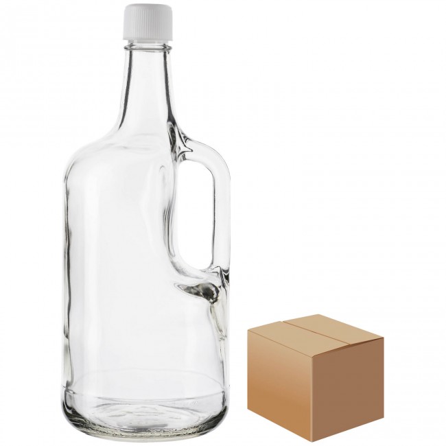 Бутылка "Графин" с ручкой и пробкой 1,75 л. коробка 
