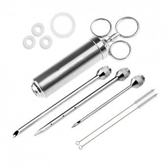 Шприц-инъектор для мяса 60 мл. (металлический)