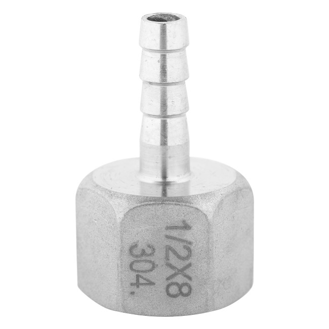 Штуцер ёлочка ВР 1/2" AISI 8 мм Штуцер ёлочка ВР 1/2" AISI 8 мм