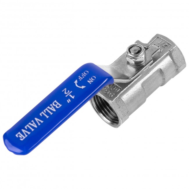 Кран шаровый ВР ВР 1/2" AISI полупроходной  Кран шаровый ВР ВР 1/2" AISI полупроходной