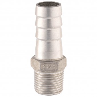 Штуцер ёлочка НР 3/8" AISI 15 мм Штуцер ёлочка НР 3/8" AISI 15 мм