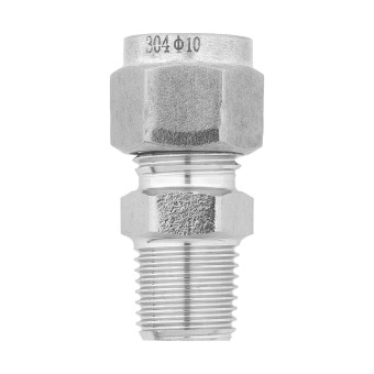 Переходник НР 1/4 под трубку 10 мм. нерж. Переходник НР 1/4 под трубку 10 мм. нерж.