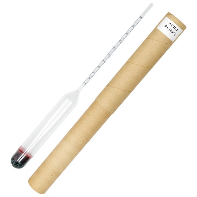 Ареометр спиртометр АСП-1 90-100% Ареометр спиртометр АСП-1 90-100%