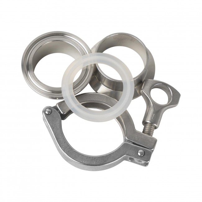 CLAMP 1,5" DN 38 в сборе AISI 