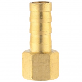 Штуцер ёлочка ВР 1/8" латунь 8 мм.  Штуцер ёлочка ВР 1/8" латунь 8 мм.