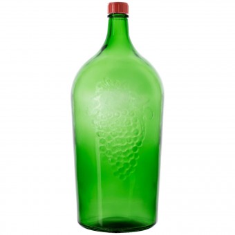 Бутылка "Виноград" 7 л. зеленая Бутылка "Виноград" 7 л. зеленая