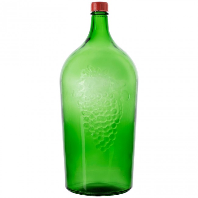 Бутылка "Виноград" 7 л. зеленая