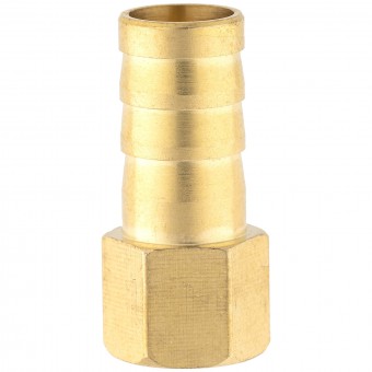 Штуцер ёлочка ВР 1/8" латунь 10 мм.  Штуцер ёлочка ВР 1/8" латунь 10 мм.