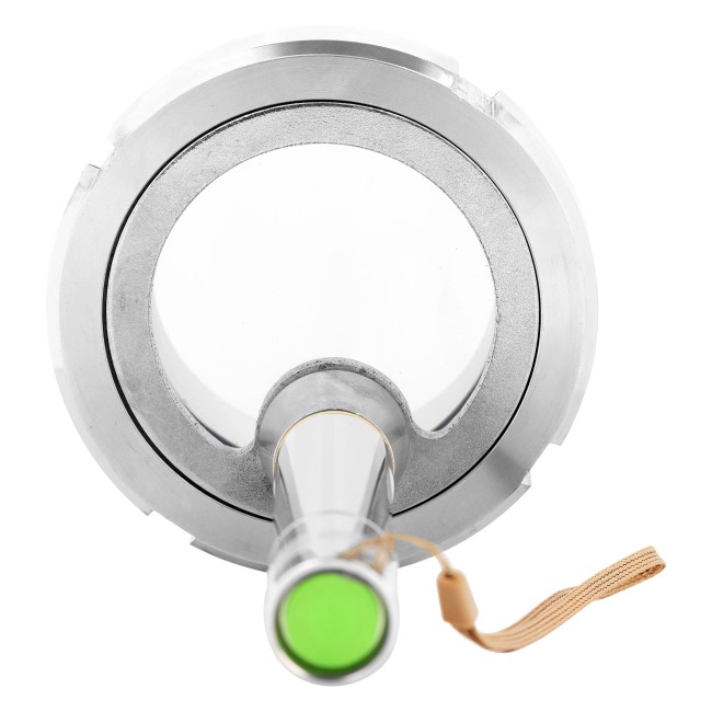 Гаечный диоптр CLAMP 3,0" (DN76) с подсветкой AISI Гаечный диоптр CLAMP 3,0" (DN76) с подсветкой AISI