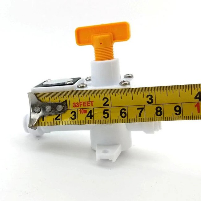 Редуктор Duotight Inline со встроенным манометром 0–4 бар