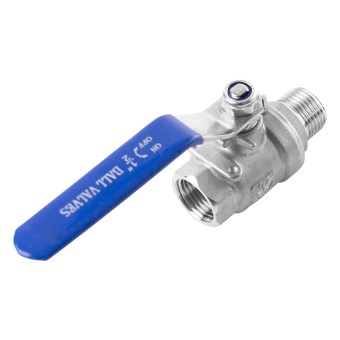 Кран шаровый ВР НР 1/2" Лайт AISI  Кран шаровый ВР НР 1/2" Лайт AISI