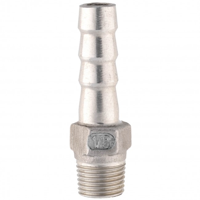 Штуцер ёлочка НР 1/8" AISI 8 мм
