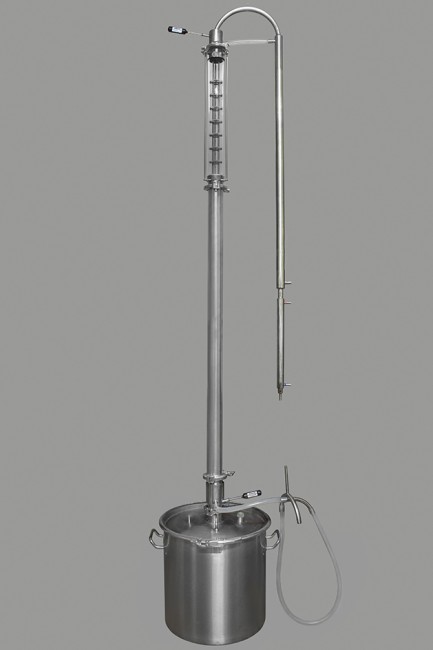 Дистиллятор с предподогревом браги для НБК ХД/2