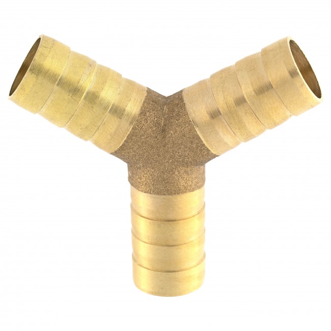 Тройник ёлочка Y 12-12-12 латунь