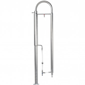 Дистиллятор с укреплением (пленочная колонна) ХД/3-3000ПК CLAMP 2,0"