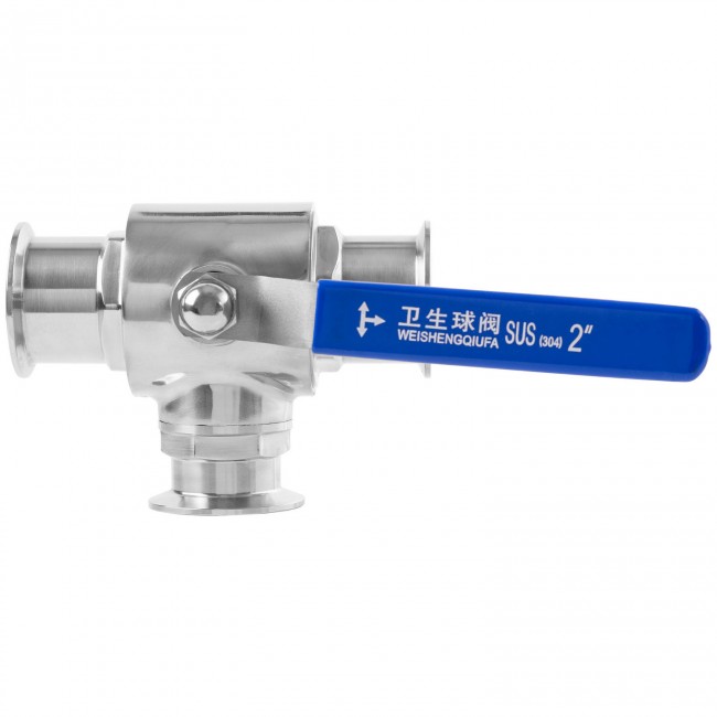 3х-ходовой шаровый кран CLAMP 2,0" AISI 3х-ходовой шаровый кран CLAMP 2,0" AISI