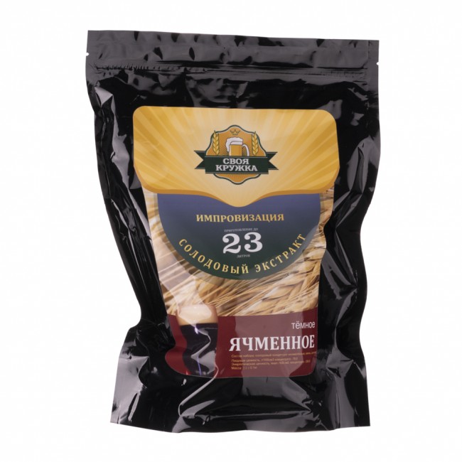 Солодовый экстракт "Своя Кружка" Ячменное темное импровизация Солодовый экстракт "Своя Кружка" Ячменное темное импровизация