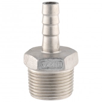 Штуцер ёлочка НР 3/4" AISI 10 мм
