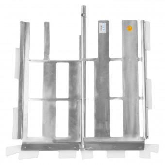 Лопасти мешалки с силиконовыми скребками ПВК-120 (для мотора 0,35кВт с редуктором) Лопасти мешалки с силиконовыми скребками ПВК-120 (для мотора 0,35кВт с редуктором)