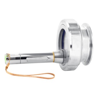 Гаечный диоптр CLAMP 4,0" (DN102) с подсветкой AISI