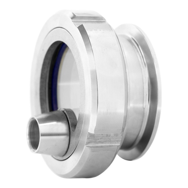 Гаечный диоптр CLAMP 4,0" (DN102) с подсветкой AISI