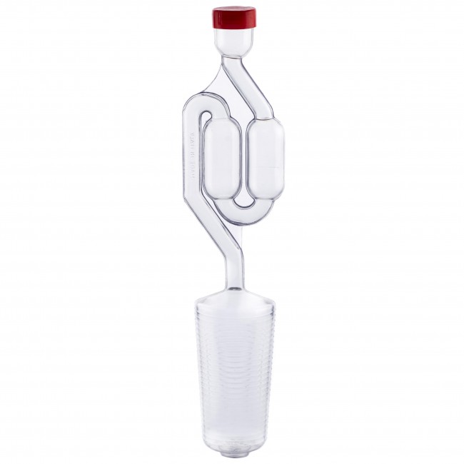 Гидрозатвор двухкамерный на бутыль 34-42 мм Ferari