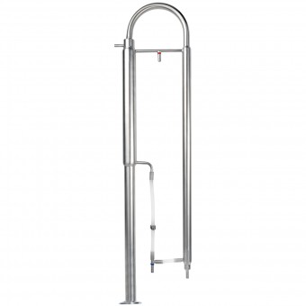 Дистиллятор с укреплением (пленочная колонна) ХД/3-3000ПК-ИД CLAMP 1.5"