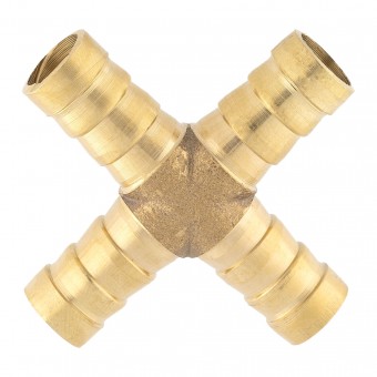 Крест ёлочка 10 мм латунь Крест ёлочка 10 мм латунь