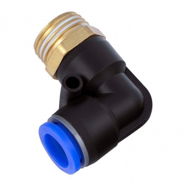 Угол 90° быстросъёмный PV-12 мм НР 1/2" Угол 90° быстросъёмный PV-12 мм НР 1/2"