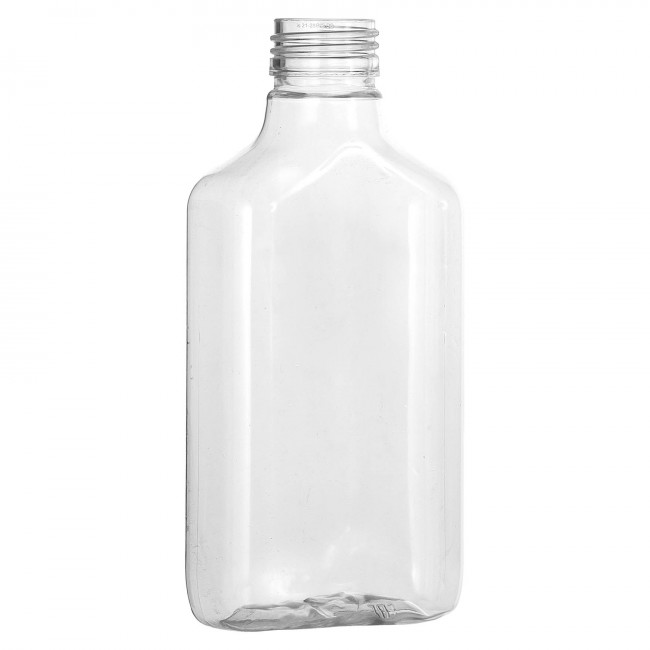 ПЭТ бутылка прозрачная 0,45 л "Фляжка" ПЭТ бутылка прозрачная 0,45 л "Фляжка"
