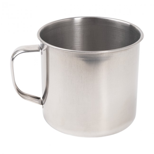 Кружка нержавеющая сталь с крышкой 600 мл.