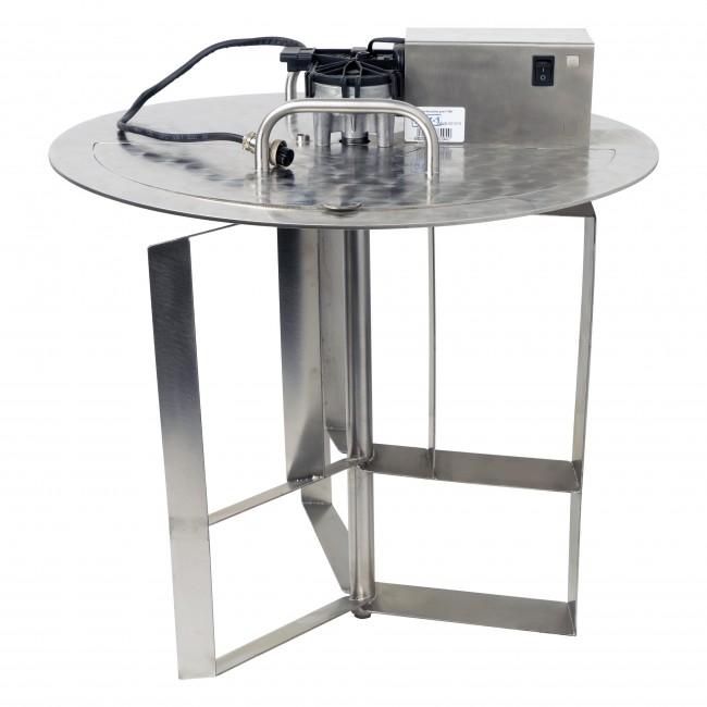 Мешалка в сборе с крышкой для зерновых заторов ПВК 50 литров Мешалка в сборе с крышкой для зерновых заторов ПВК 50 литров