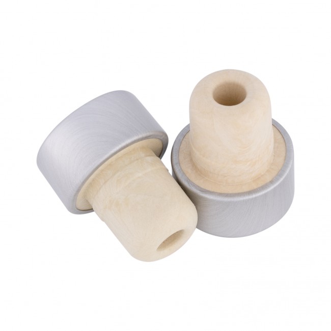 Пробка полимерная Т-образная металл серебро 19,5 мм  Пробка полимерная Т-образная металл серебро 19,5 мм