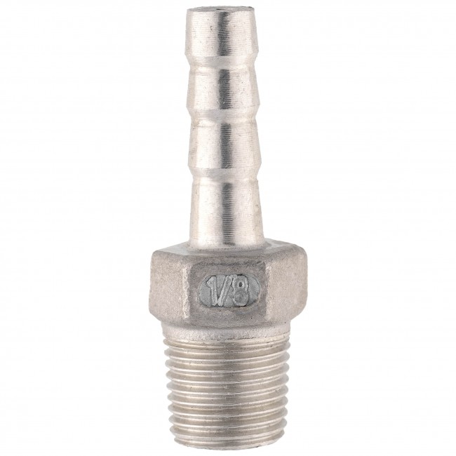 Штуцер ёлочка НР 1/8" AISI 6 мм