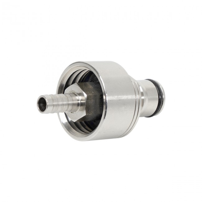 Переходник с коннектора на бутылку ПЭТ нерж.