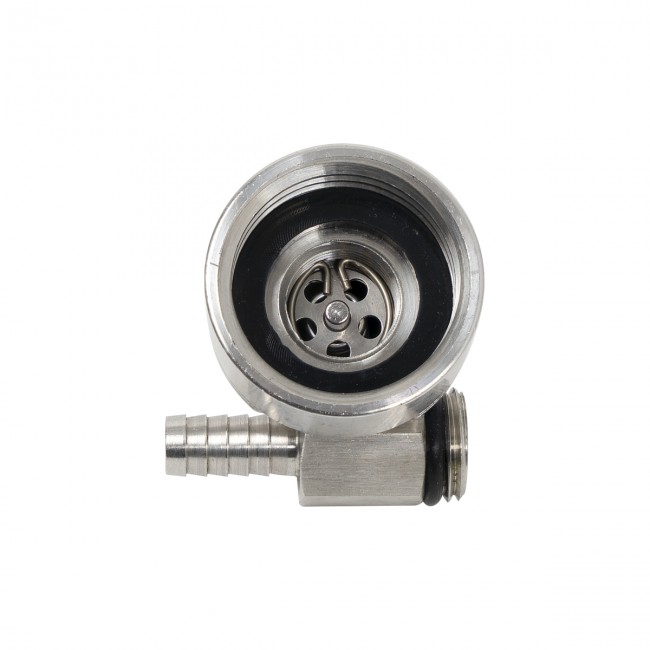 Переходник с коннектора на бутылку ПЭТ нерж.