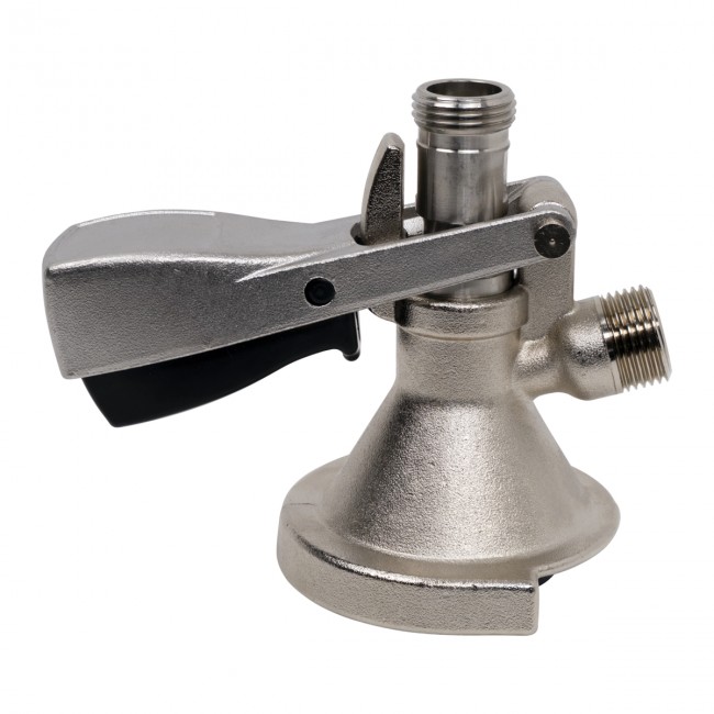 Заборная головка тип "А" латунная с штуцерами Заборная головка тип "А" латунная с штуцерами