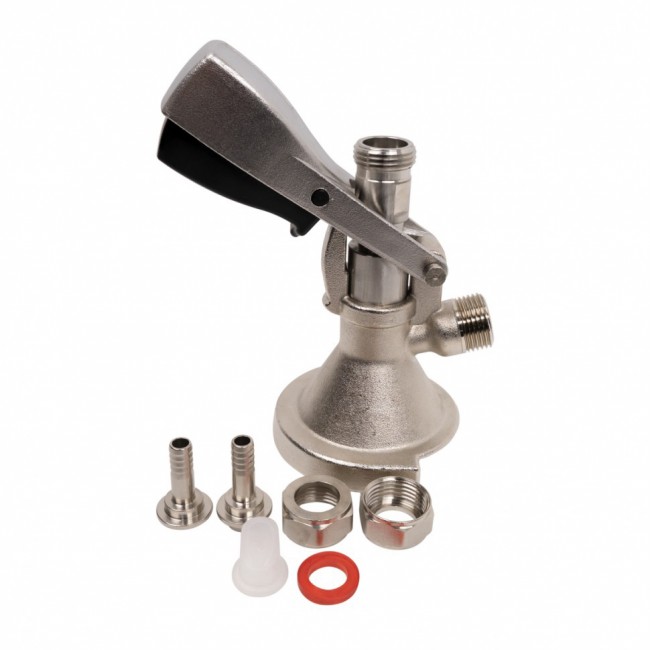 Заборная головка тип "А" латунная с штуцерами Заборная головка тип "А" латунная с штуцерами