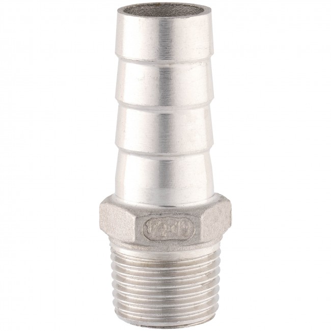 Штуцер ёлочка НР 1/2" AISI 20 мм Штуцер ёлочка НР 1/2" AISI 20 мм