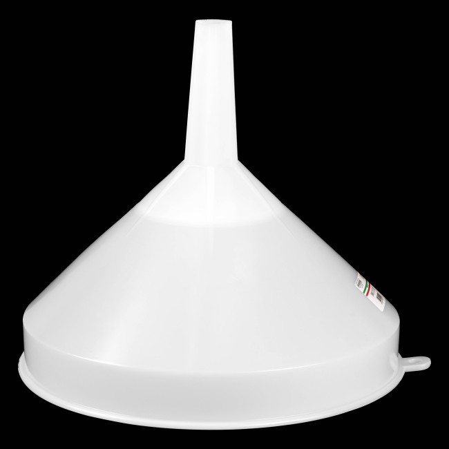Воронка полипропиленовая с сеткой d-300 мм, h-270 мм.