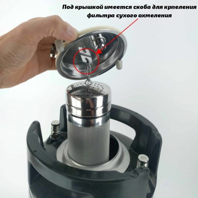 Кег Корнелиус "KegLand" с фитингом Ball Lock 19 л.