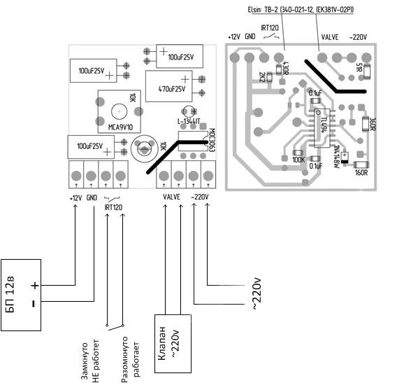 Плата ШИМ регулятора