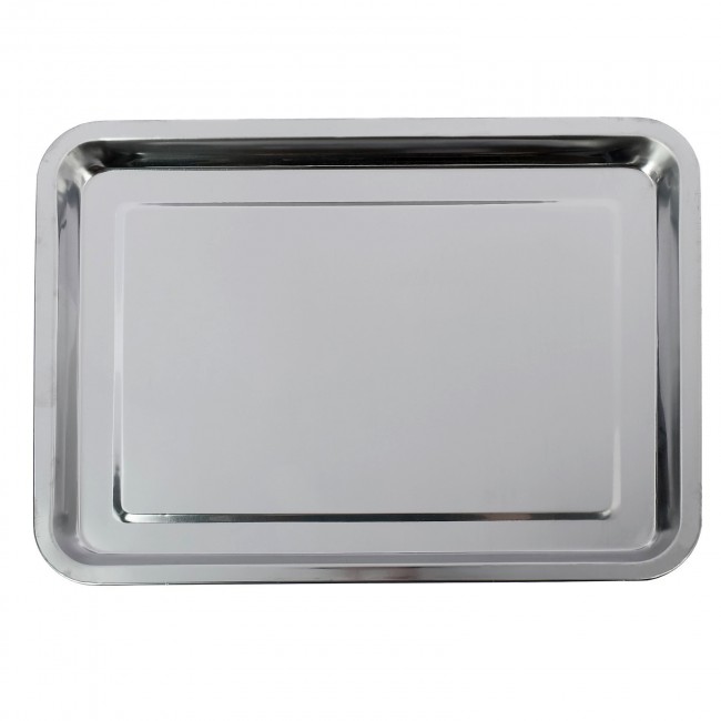 Поднос нержавеющая сталь 490*340*20 Поднос нержавеющая сталь 490*340*20