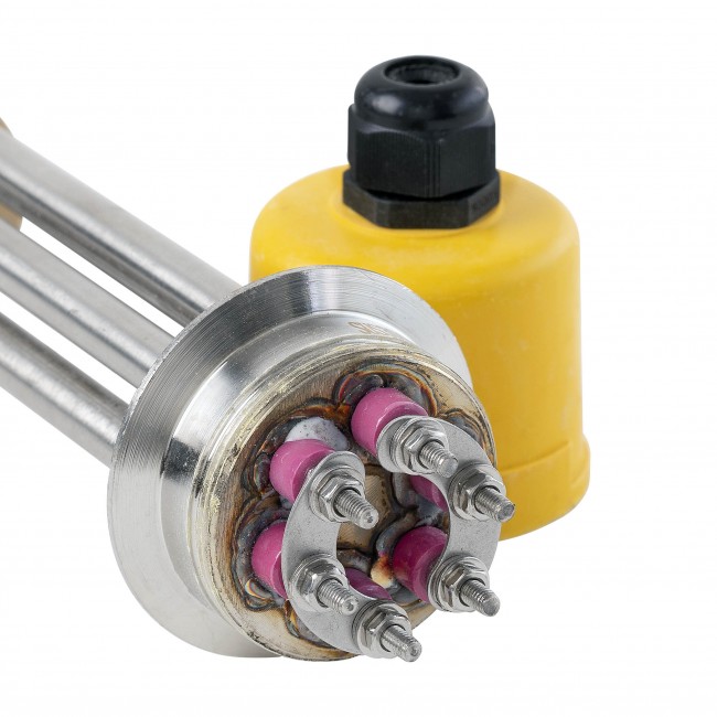 ТЭН 9,0 кВт нерж. сталь Clamp 2.0" 220 V Китай ТЭН 9,0 кВт нерж. сталь Clamp 2.0" 220 V Китай